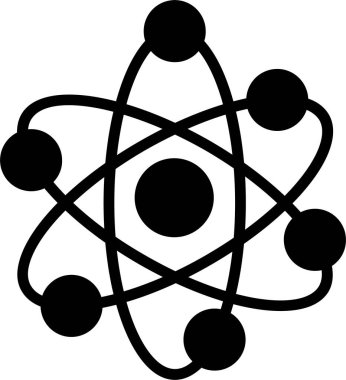 Atoms Vector Icon Design