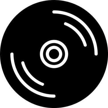 Compact Disk Vector Icon Design