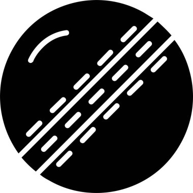 Kriket Topu Vektör Simgesi Tasarımı