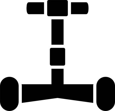 Uçan Kaykay Vektör Simgesi Tasarımı