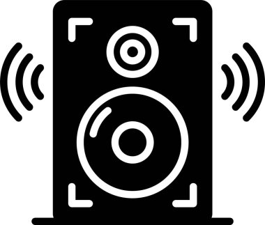 Hoparlör vektör simgesi tasarım
