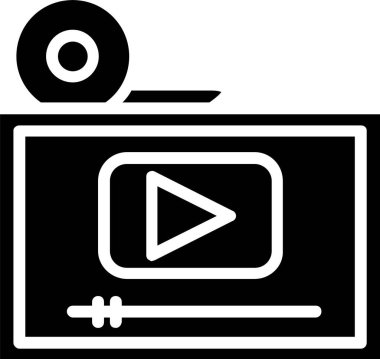 Video Player  Vector Icon Design