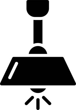 Ceiling Lamp Vector Icon Design