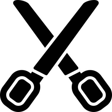 Makas vektör simgesi tasarım