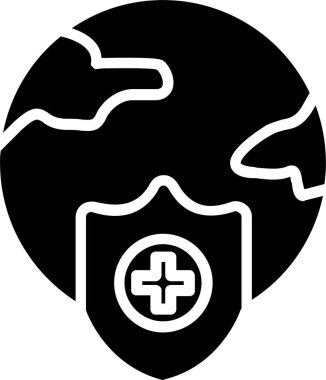 Global Protection Vector Icon Design