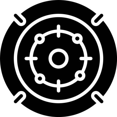 Hedef vektör simgesi tasarım