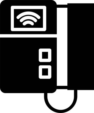 Video Door Phone Vector Icon Design