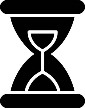Hourglass Vector Icon Design