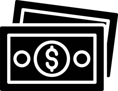 Banknote Vektör Simgesi Tasarımı