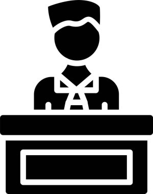 Boss Vector Icon Design