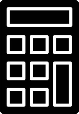 Hesap makinesi vektör simgesi tasarım