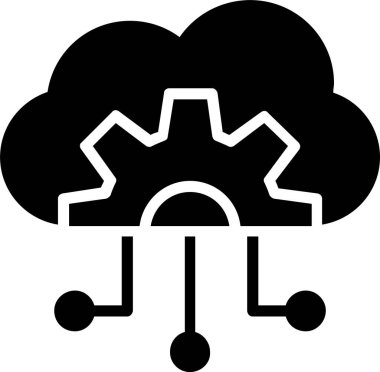 Cloud Computing Vector Icon Design