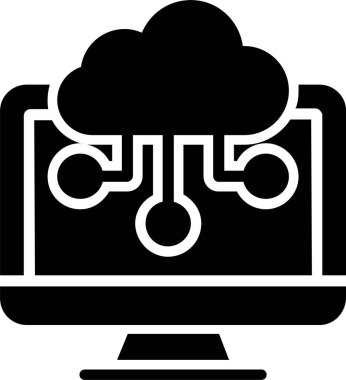 Computing Cloud Vector Icon Design