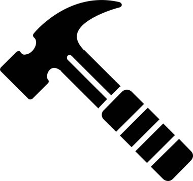Vektör simgesi tasarım çekiç