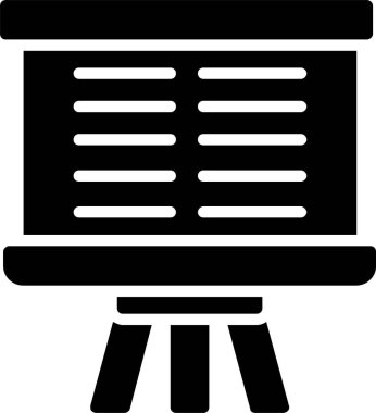 Whiteboard Vector Icon Design