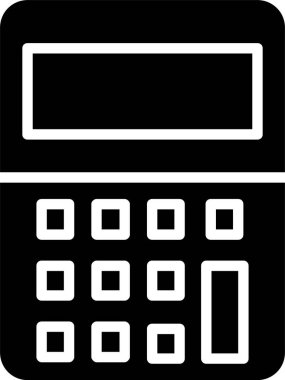 Hesap makinesi vektör simgesi tasarım