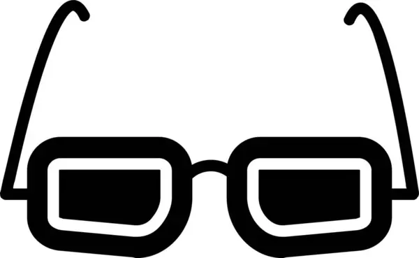 Gözlük Vektörü Simgesi Tasarımı