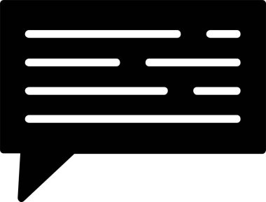 İleti vektör simgesi tasarım