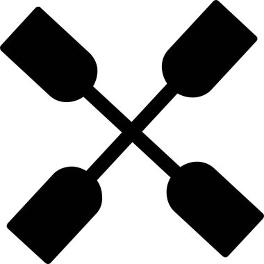 Kürek Vektörü Simgesi Tasarımı