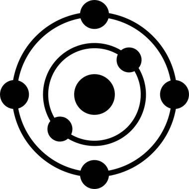 Elektron Vektörü Simgesi Tasarımı