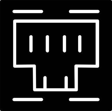 Rj45 Vector Icon Design