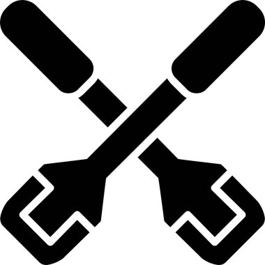 Kürek Vektörü Simgesi Tasarımı