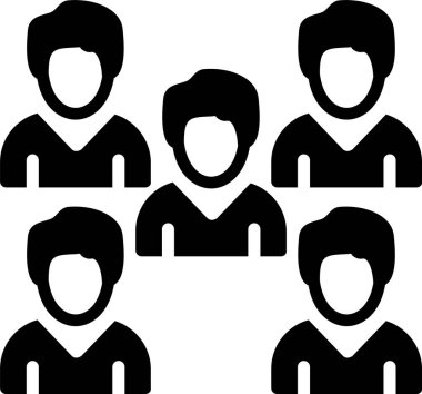 Team Vector Icon Design