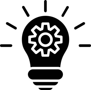 Light Bulb Vector Icon Design