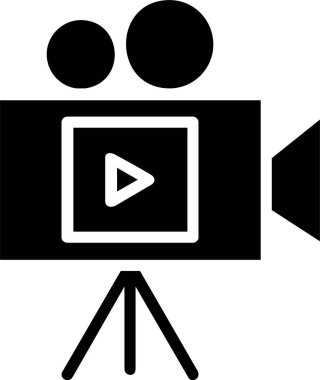 Video Camera Vector Icon Design