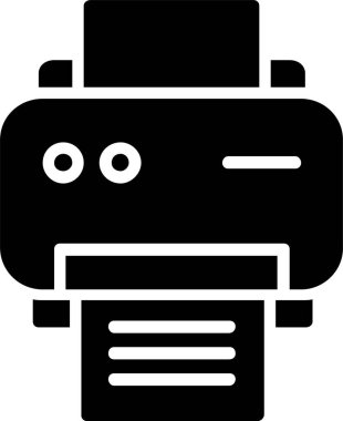 Yazıcı vektör simgesi tasarım