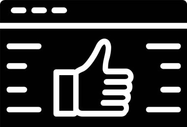 Satisfaction Vector Icon Design