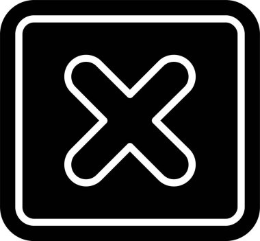 Çarpma Vektörü Simgesi Tasarımı