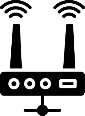 Yönlendirici Aygıt Vektör Simgesi Tasarımı