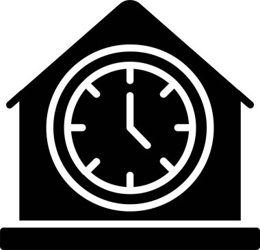 Saat vektör simge tasarımı