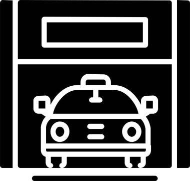 Garage Vector Icon Design