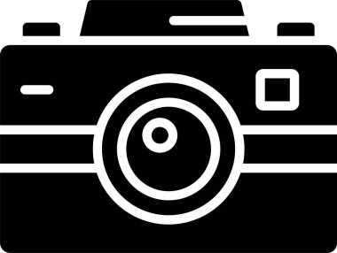 Photo Camera Vector Icon Design