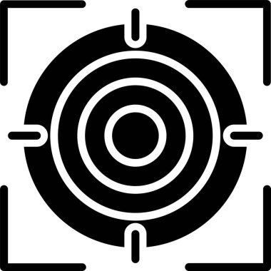 Hedef vektör simgesi tasarım