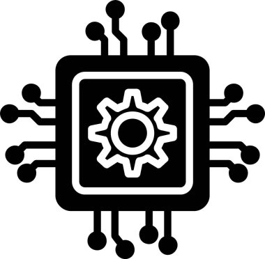 Cpu Vector Icon Design