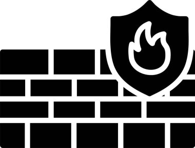 Firewall Vektör Simgesi Tasarımı