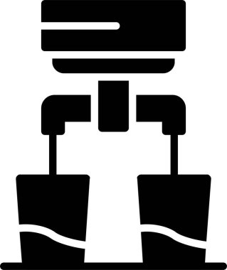 Çift Vektör Simgesi Tasarımı