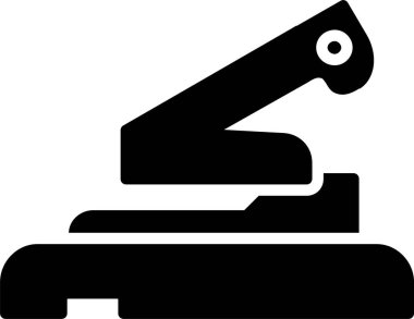 Delik Yumruğu Vektör Simgesi Tasarımı