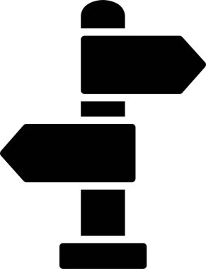 Yönlendirme Vektörü Simgesi Tasarımı