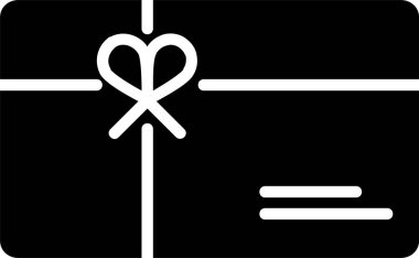 Hediye Kart Vektör Simgesi Tasarımı