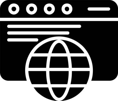 Web Browser Vector Icon Design