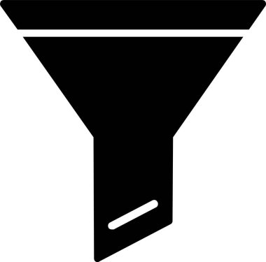 Funnel Vector Icon Design