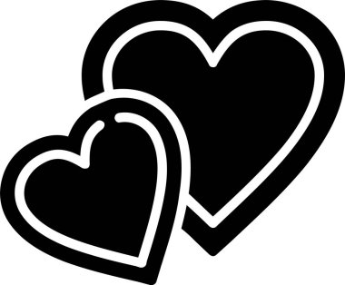 Kalp vektör simgesi tasarım