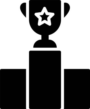 Podium Vector Icon Design