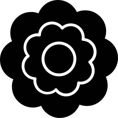 çiçek vektör simge tasarım