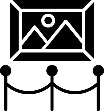 Art Gallery Vector Icon Design