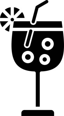 Cocktail Vector Icon Design